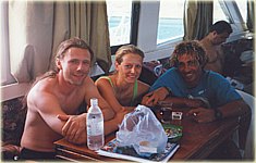 Mit Mustafa an Bord eines Tauchbootes