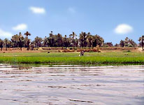 Der Nil bei Luxor